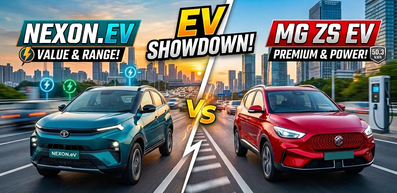 Nexon EV vs MG ZS EV – Best Electric SUV?